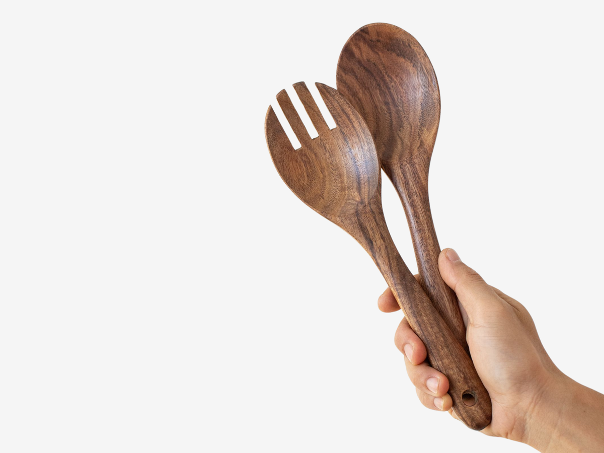 Acacia Salad Servers Set — product image 1