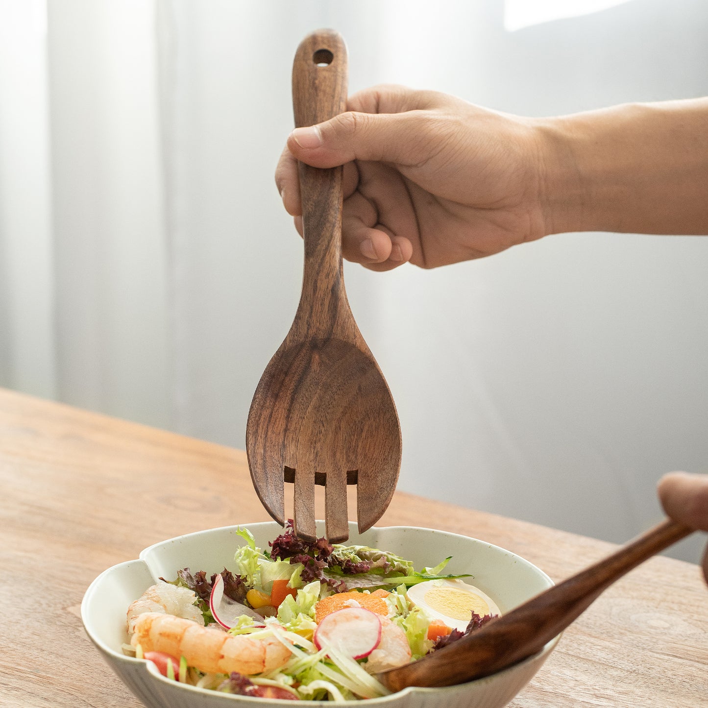 muso wood | Acacia Salad Servers Set