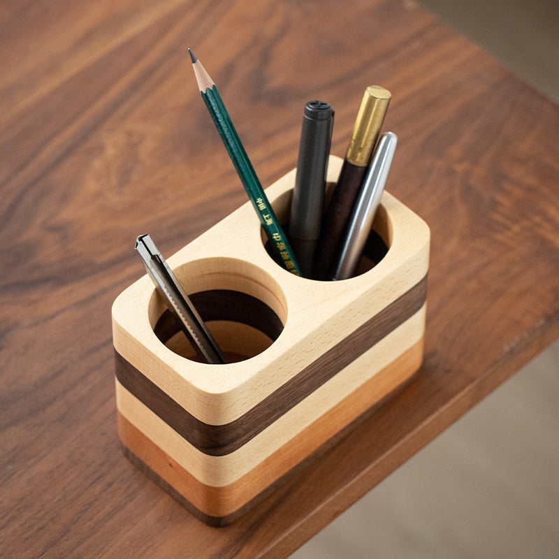Wooden Pen Holder