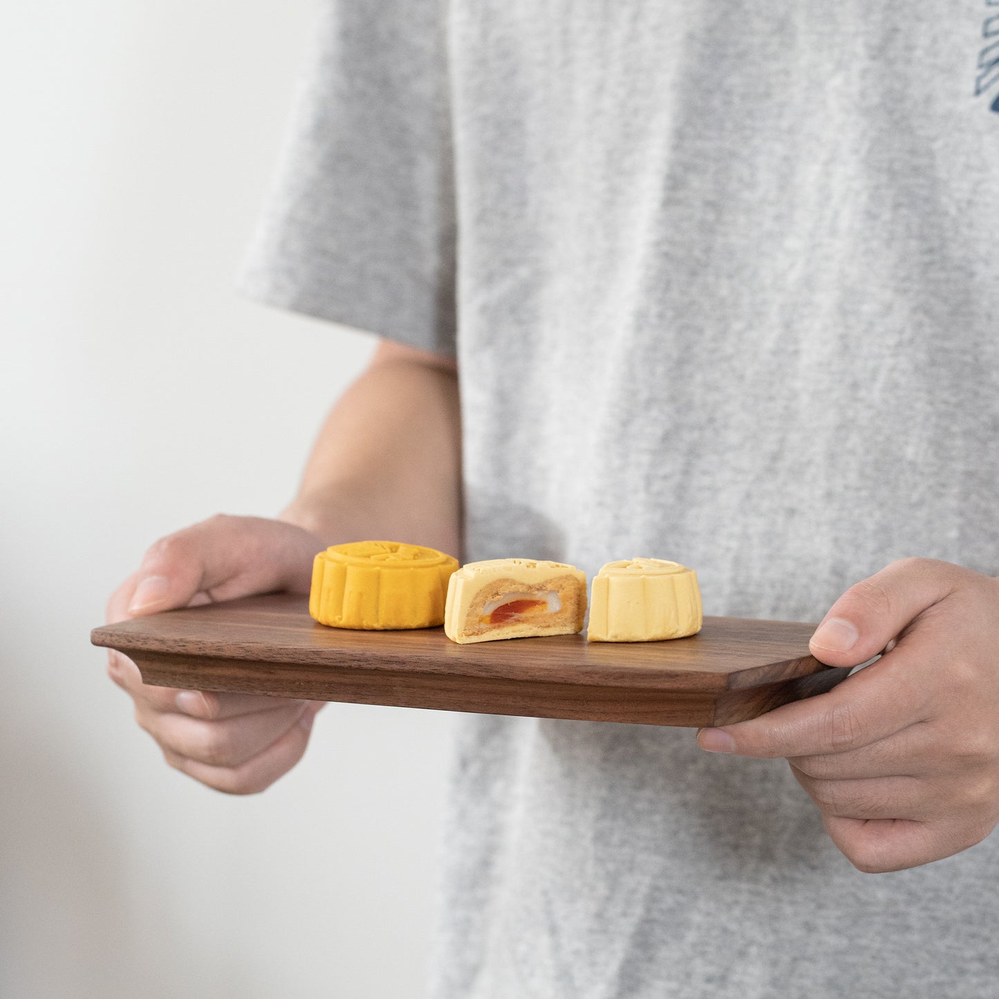 Walnut Curved Edge Tray