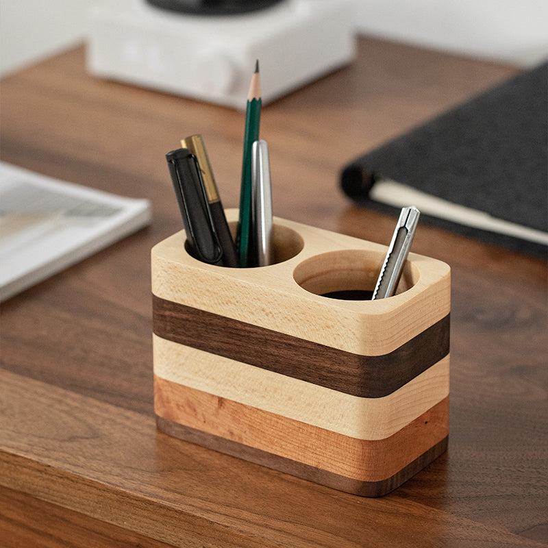 Wooden Pen Holder