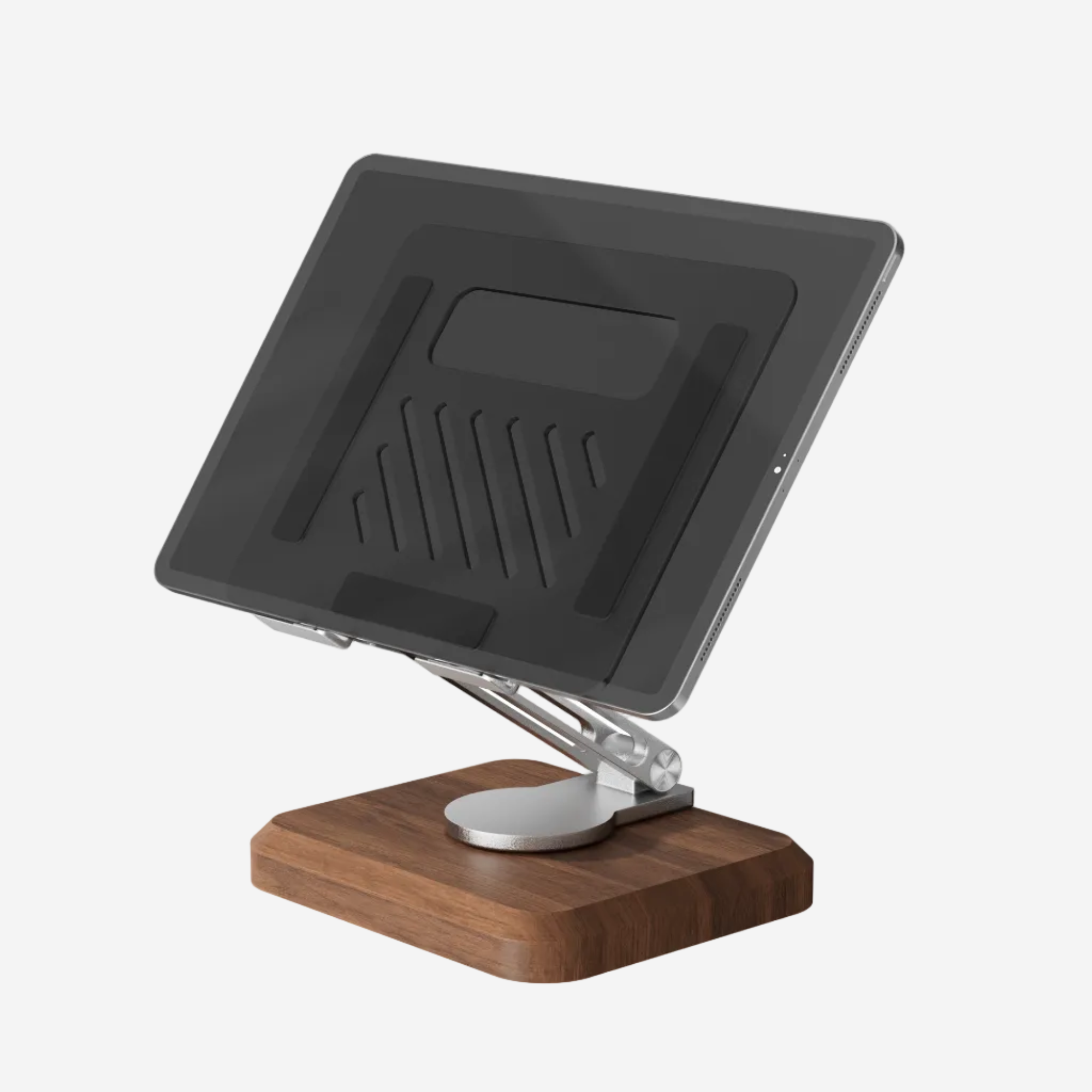 Walnut Tablet Stand for Desk