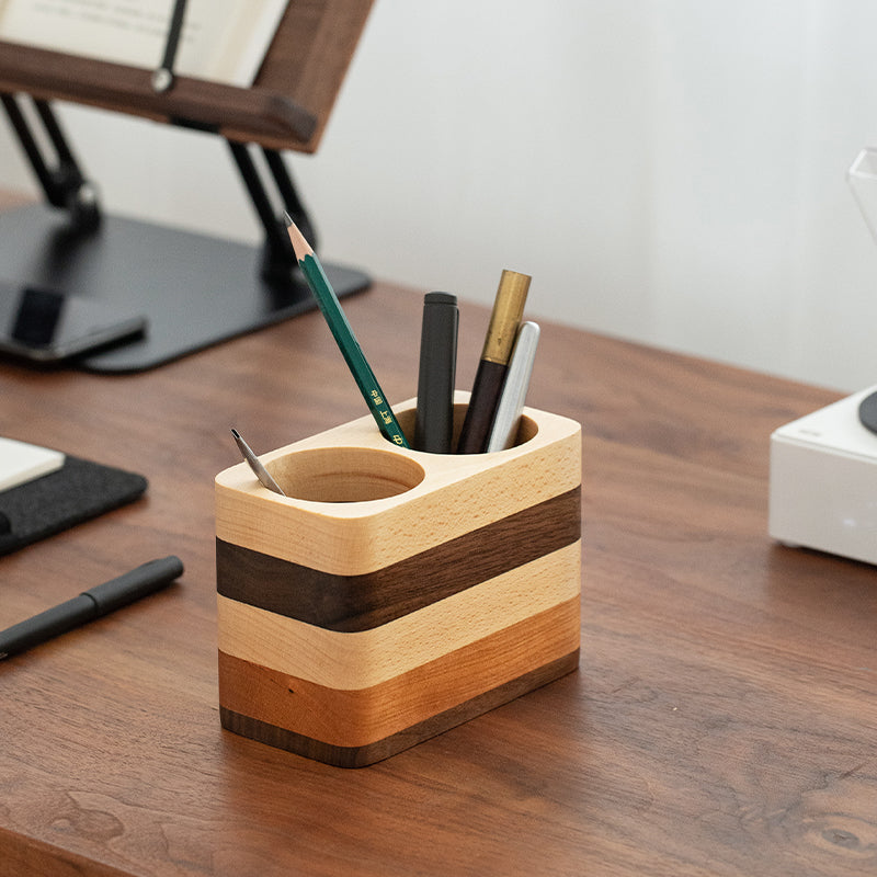 Wooden Pen Holder