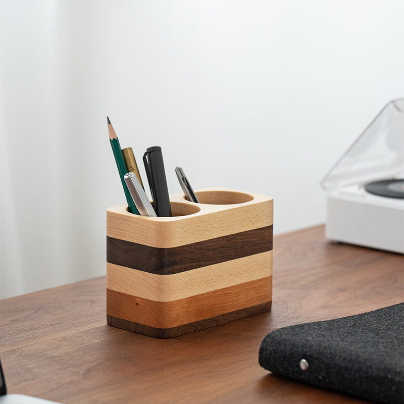 Wooden Pen Holder