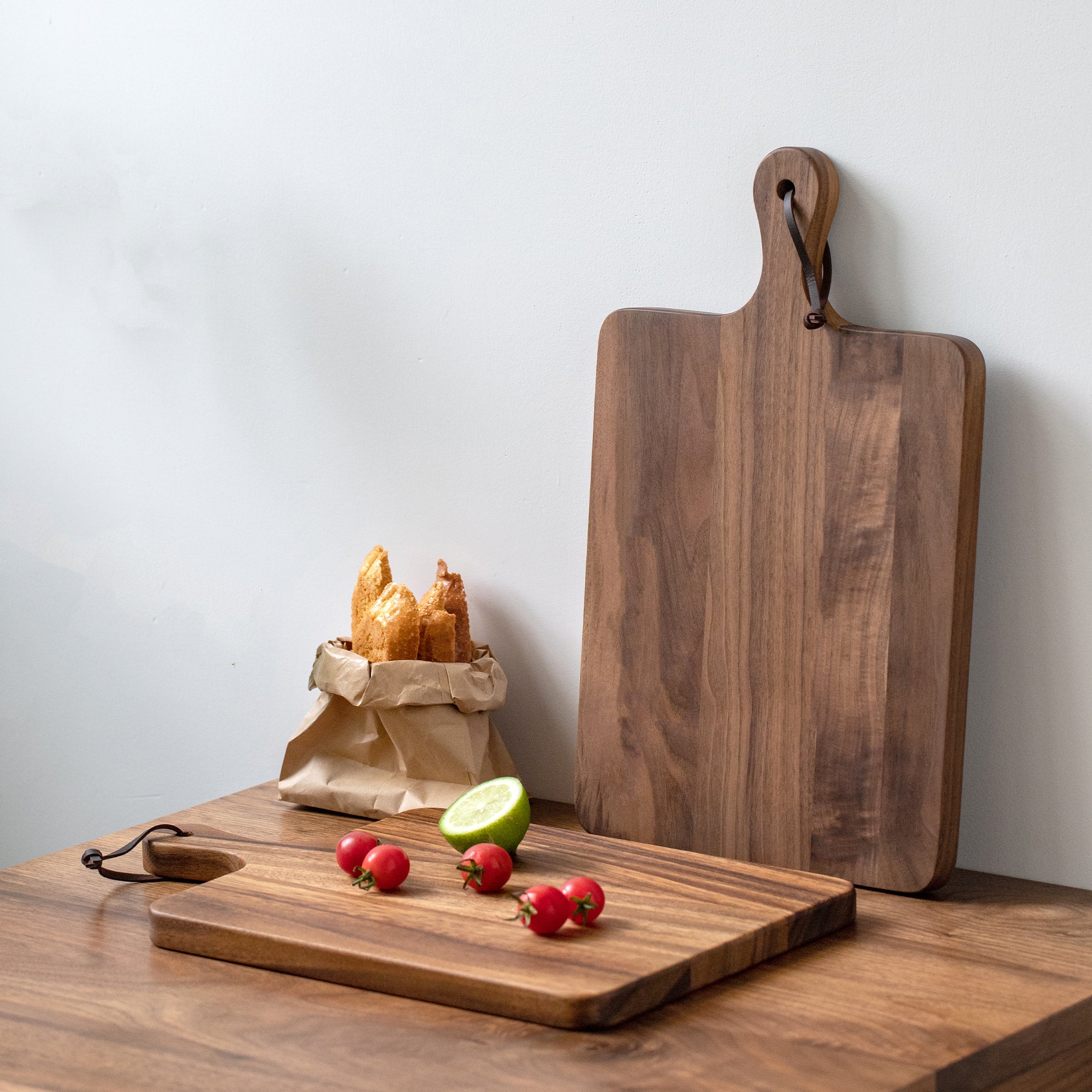 Walnut Cutting Board with Handles