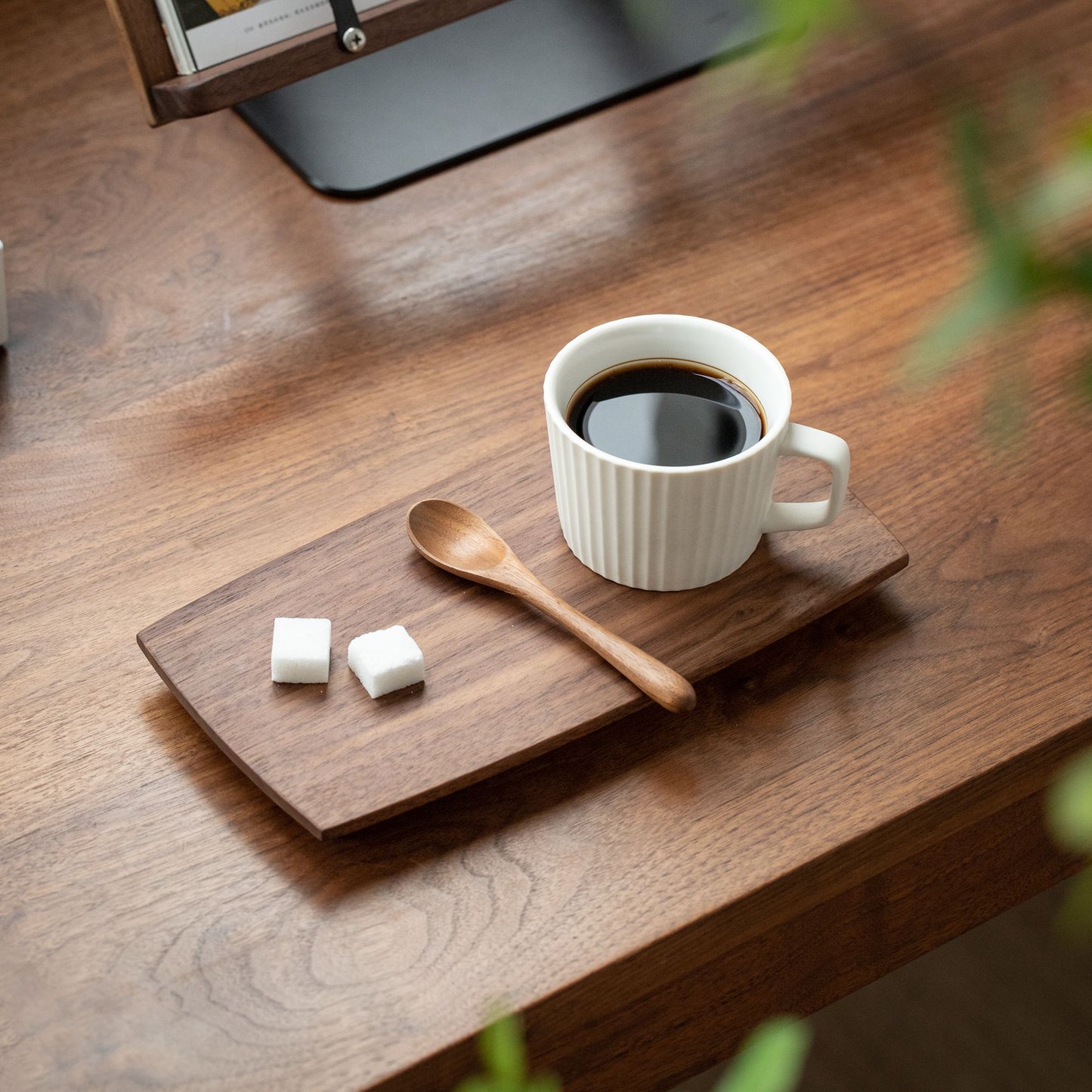 Walnut Curved Edge Tray