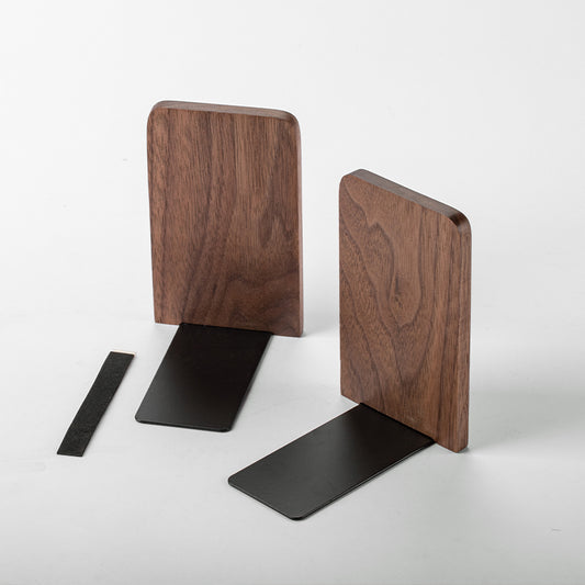 How to use wooden square bookends skillfully