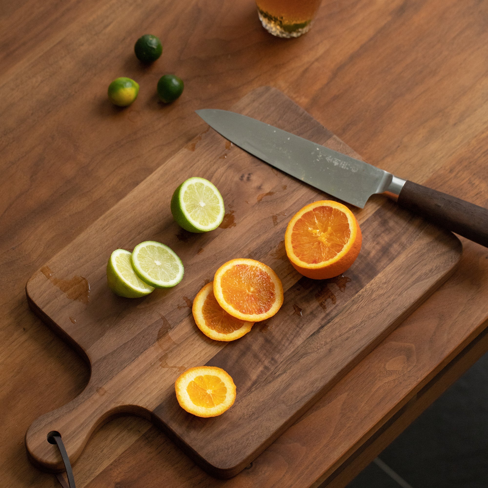 Walnut Cutting Board with Handles