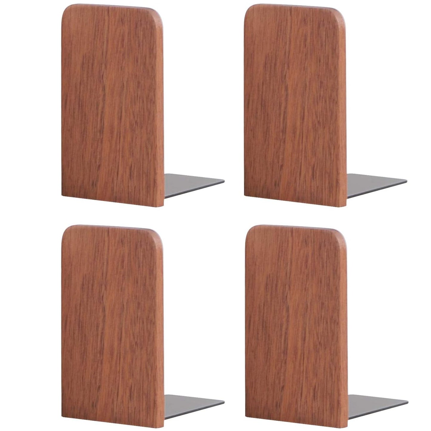 Walnut Rectangle Bookends,5.1×3.1“