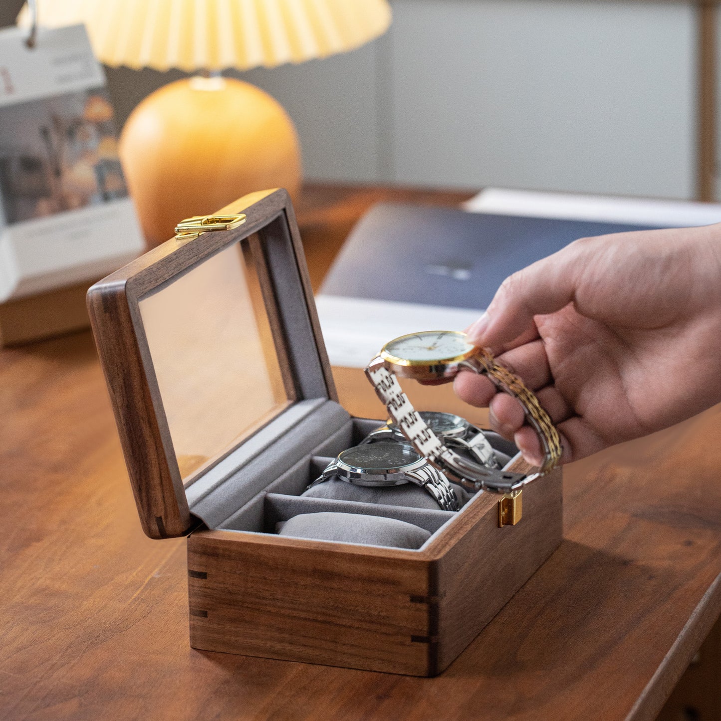 Walnut Watch Box