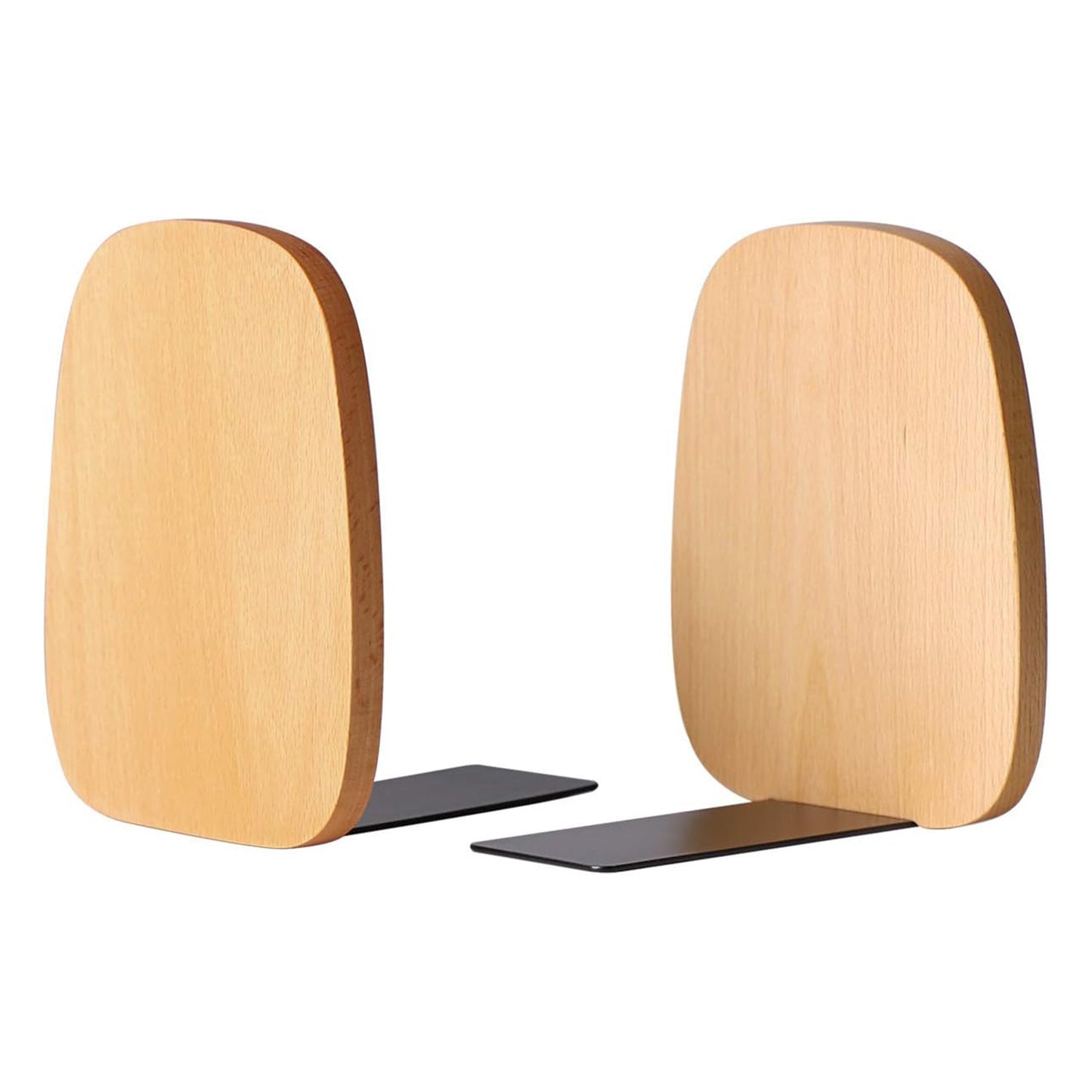 Wooden Oval Bookends