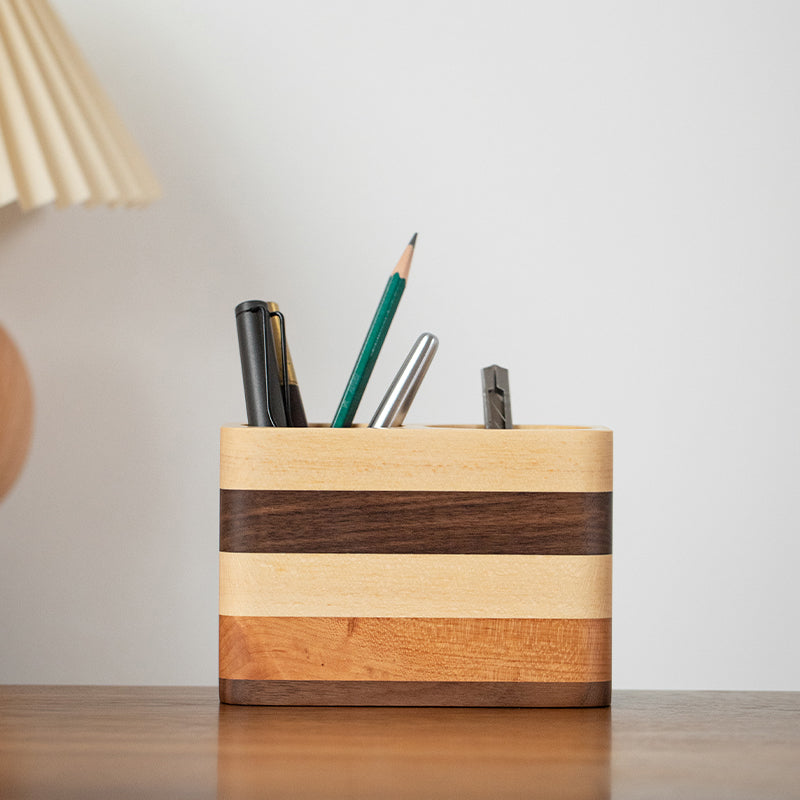 Wooden Pen Holder