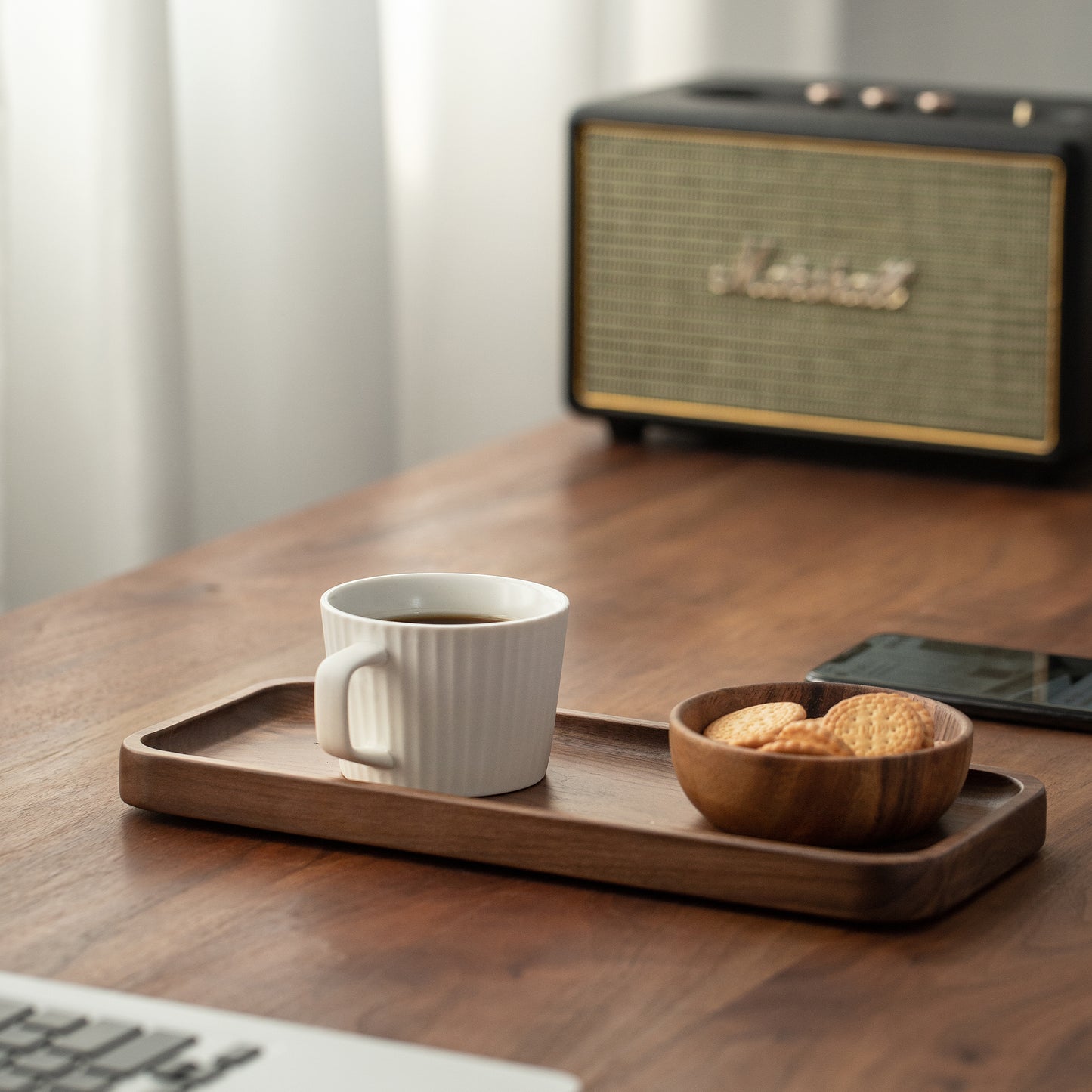 Walnut Serving Tray, 11.8×5”