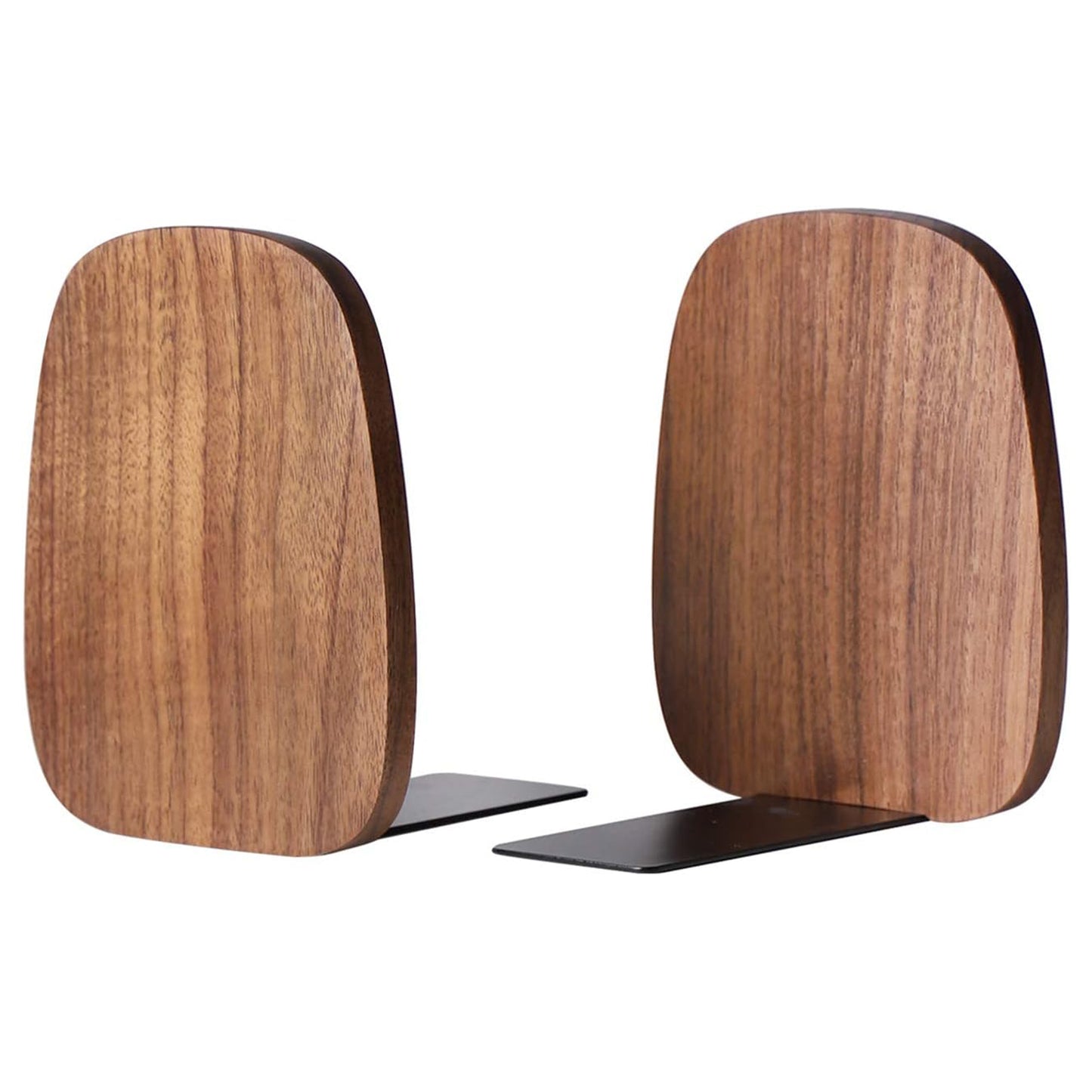 Wooden Oval Bookends