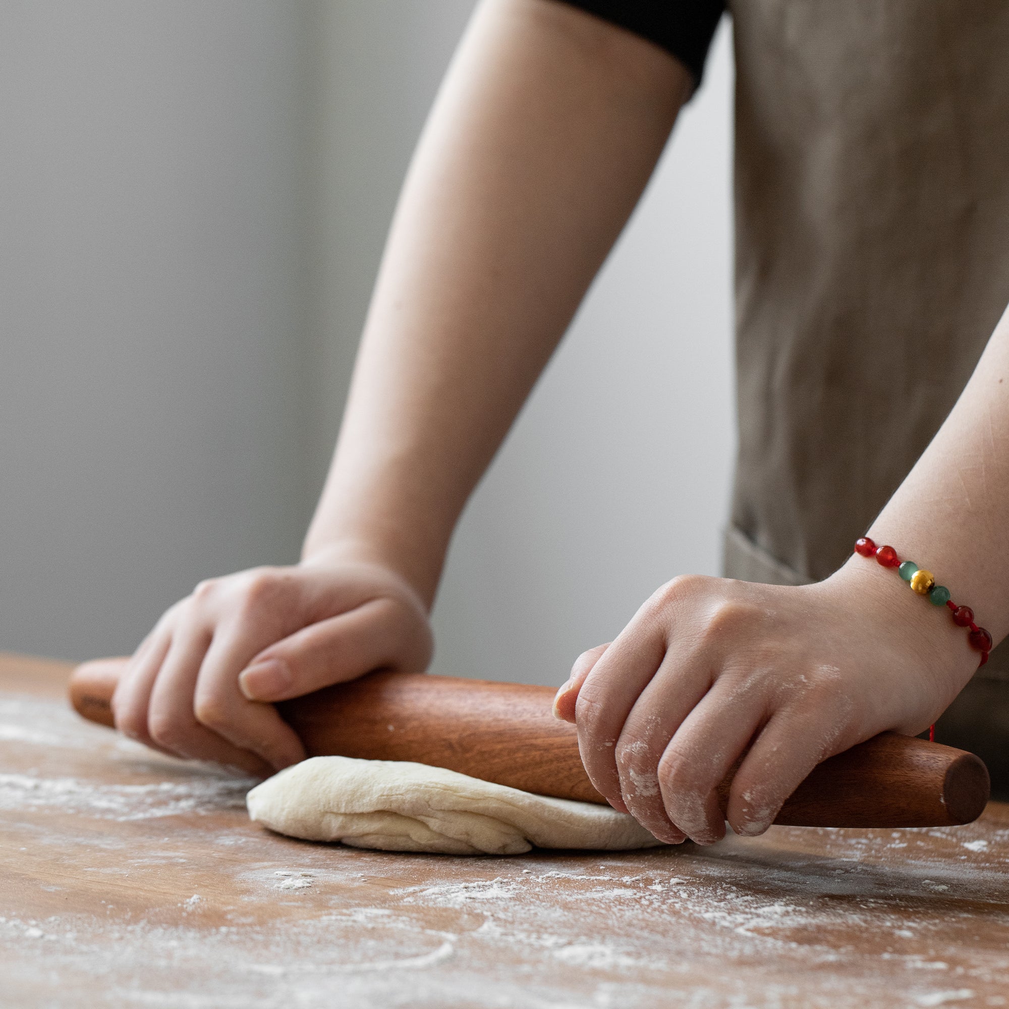 Wooden Rolling Pin 17.5"