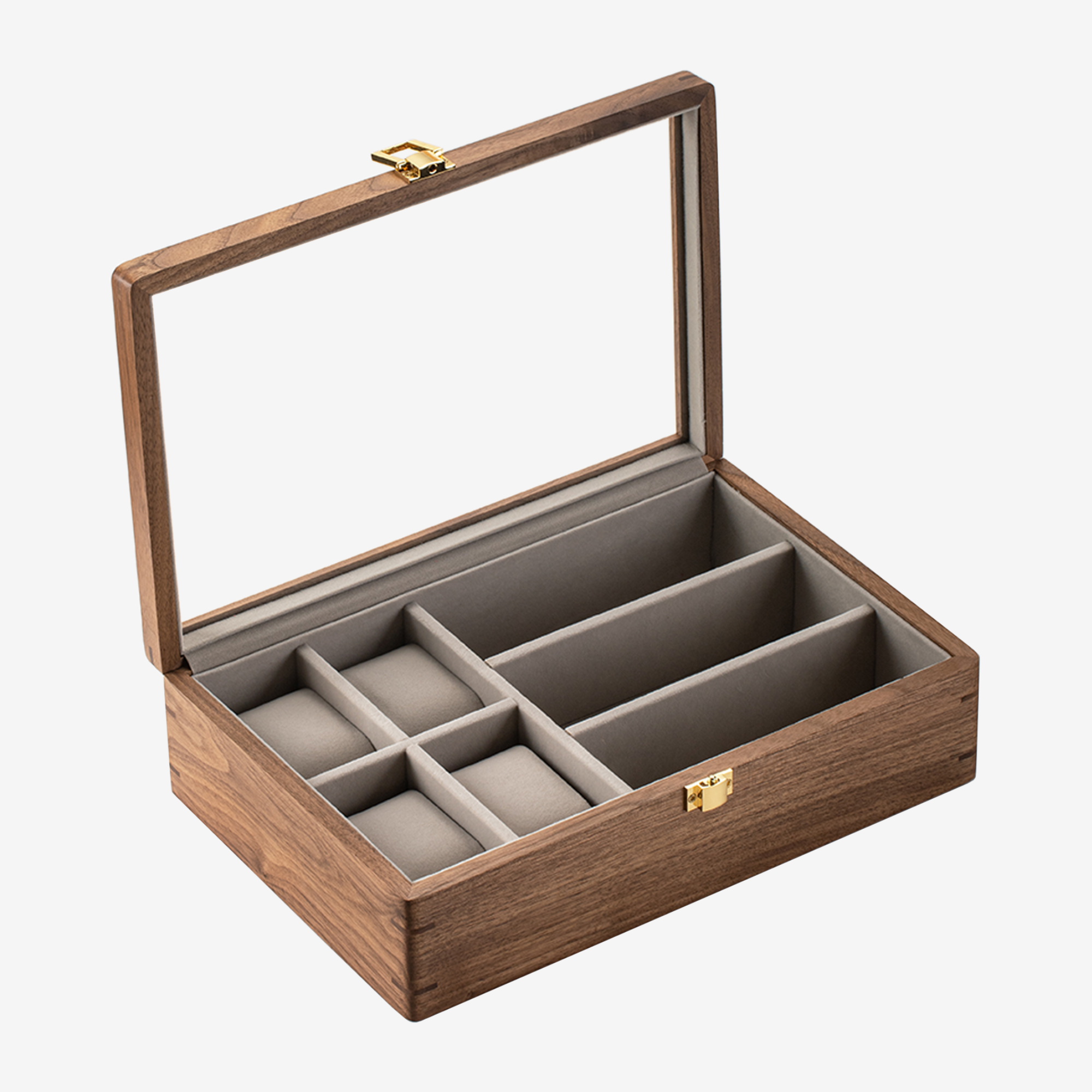 Wooden Watch Box 4+3 slots
