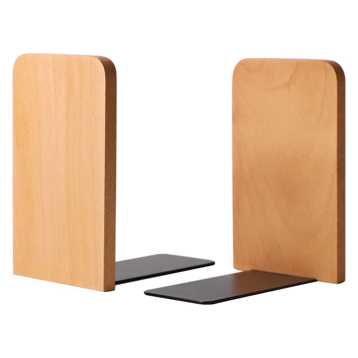 Walnut Rectangle Bookends,5.1×3.1“