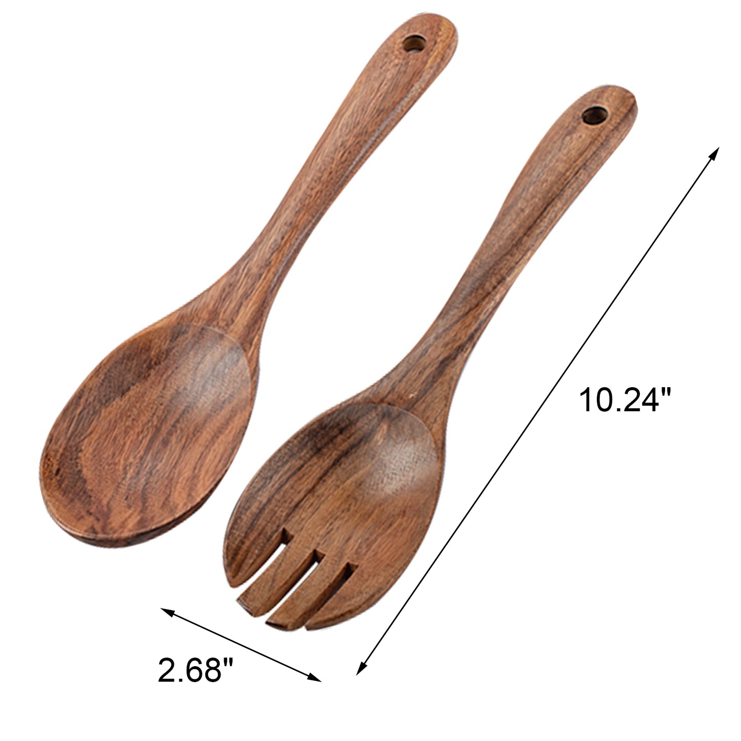 Acacia Salad Servers Set