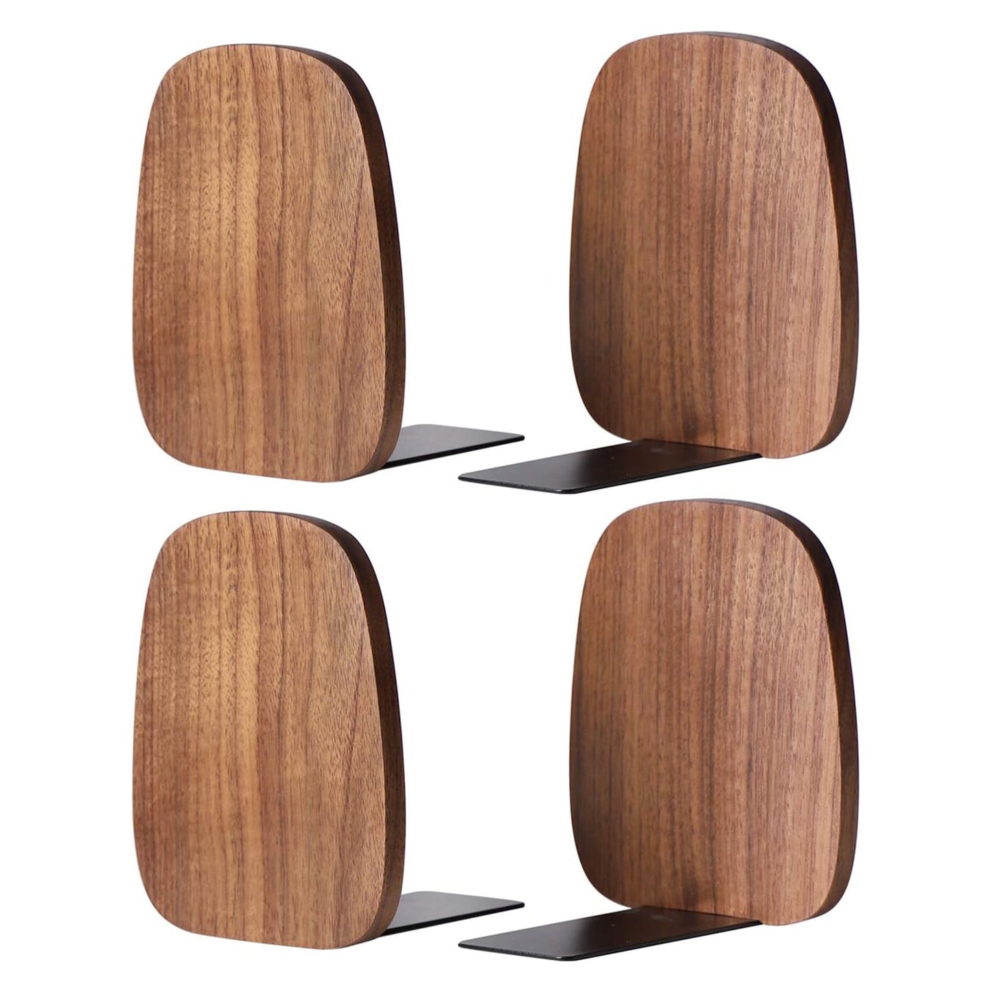 Wooden Oval Bookends