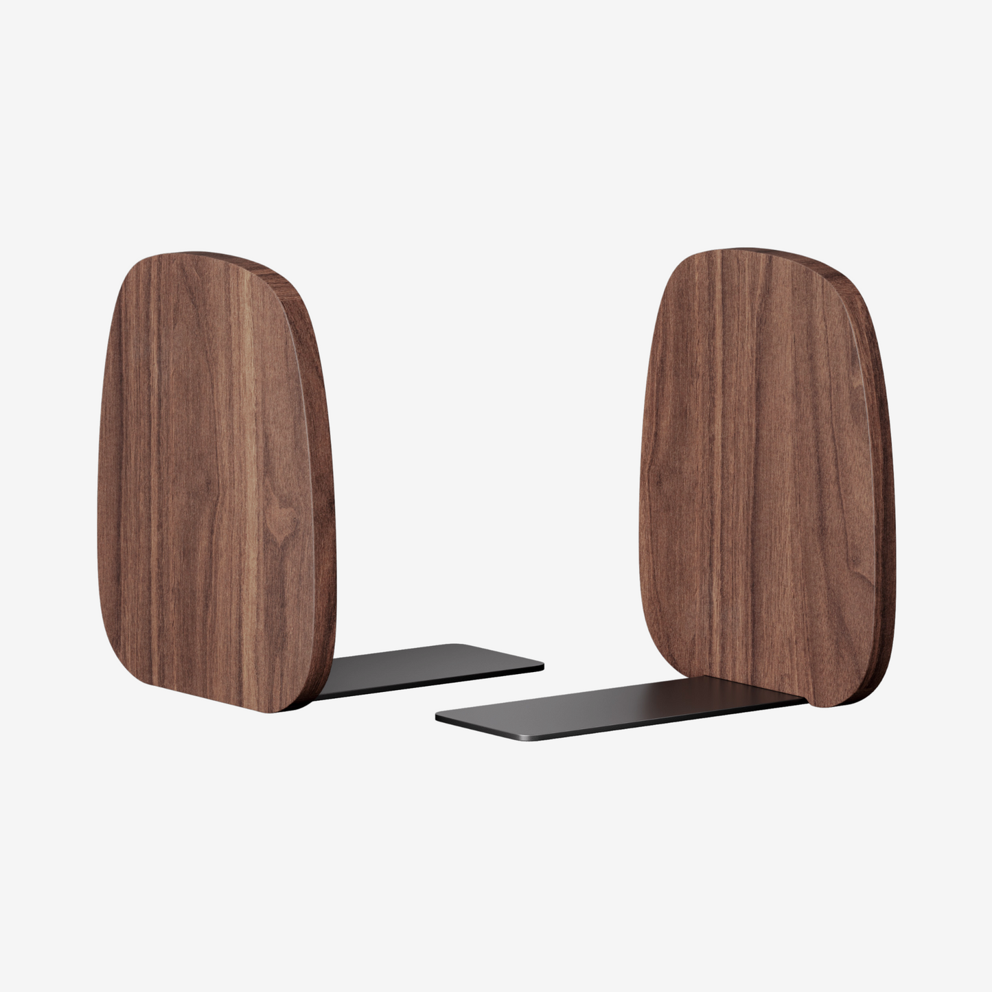 Wooden Oval Bookends