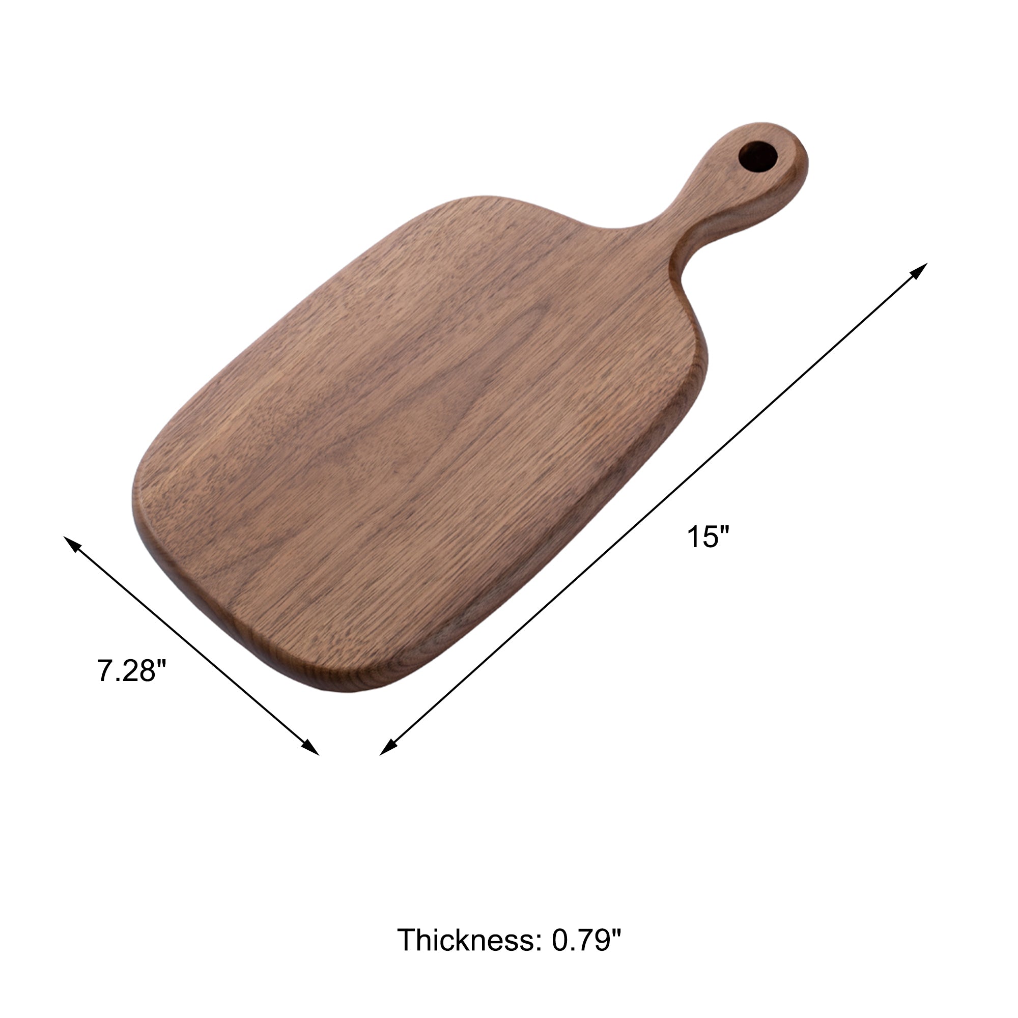 Walnut Cutting Board with Handles