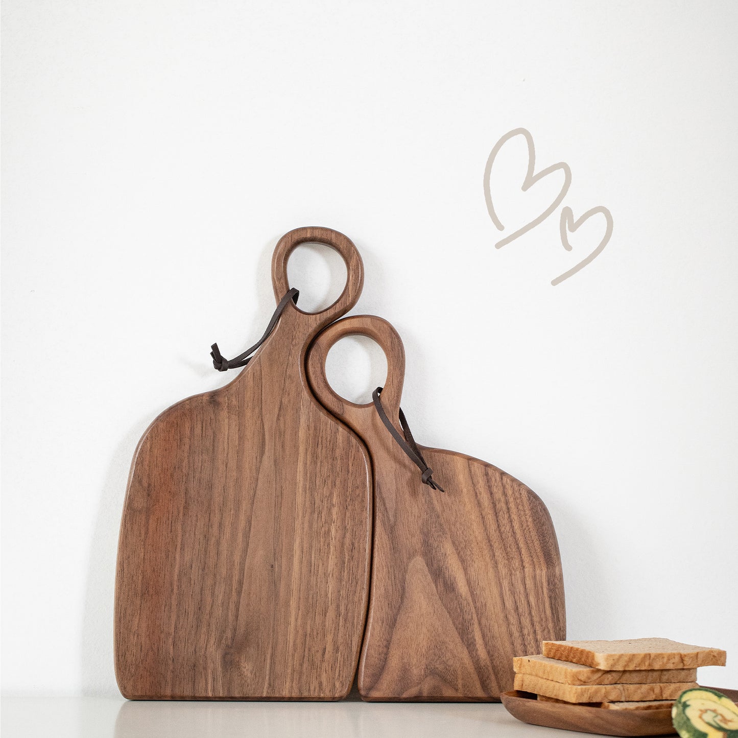 Walnut Romeo&Juliet Cutting Boards