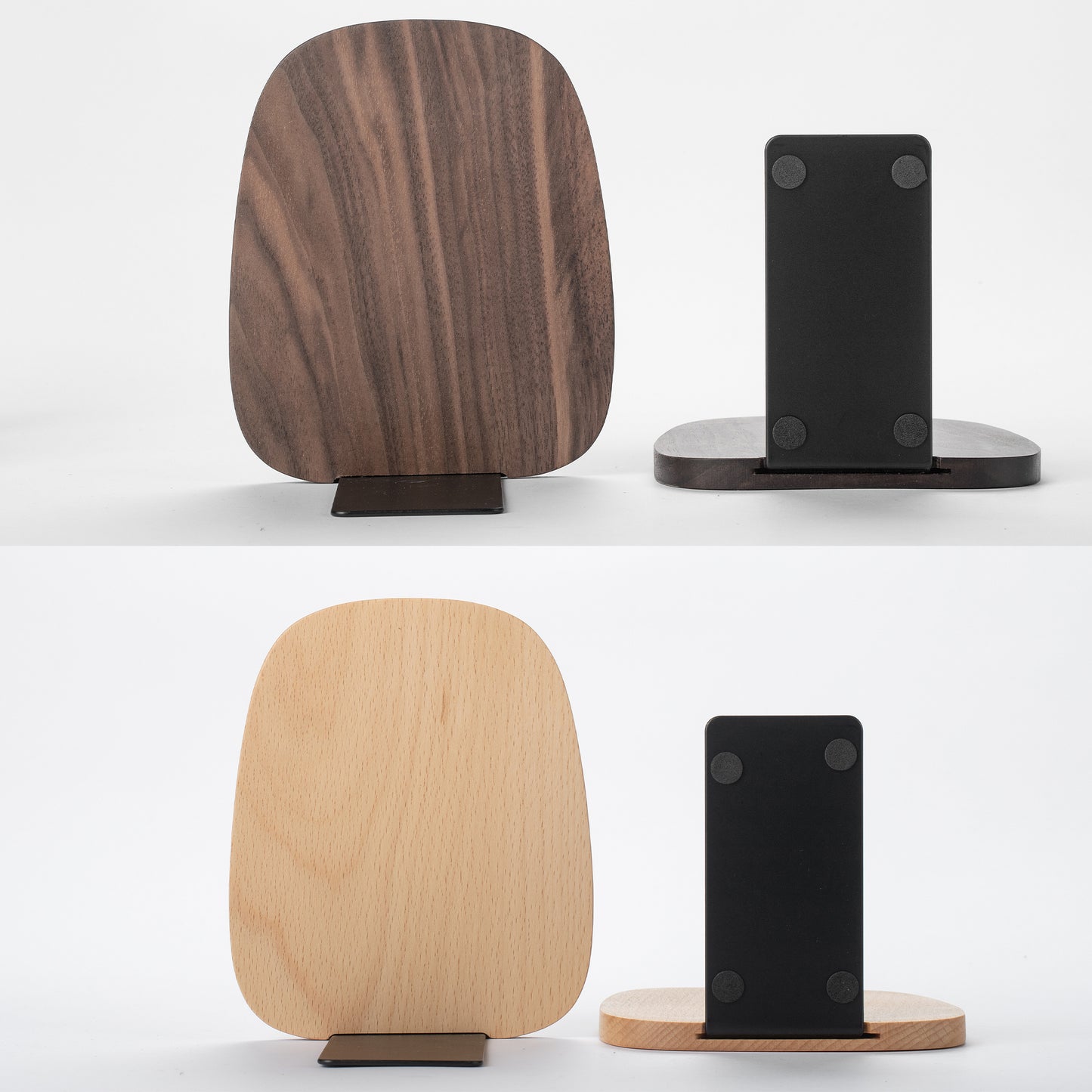 Wooden Oval Bookends