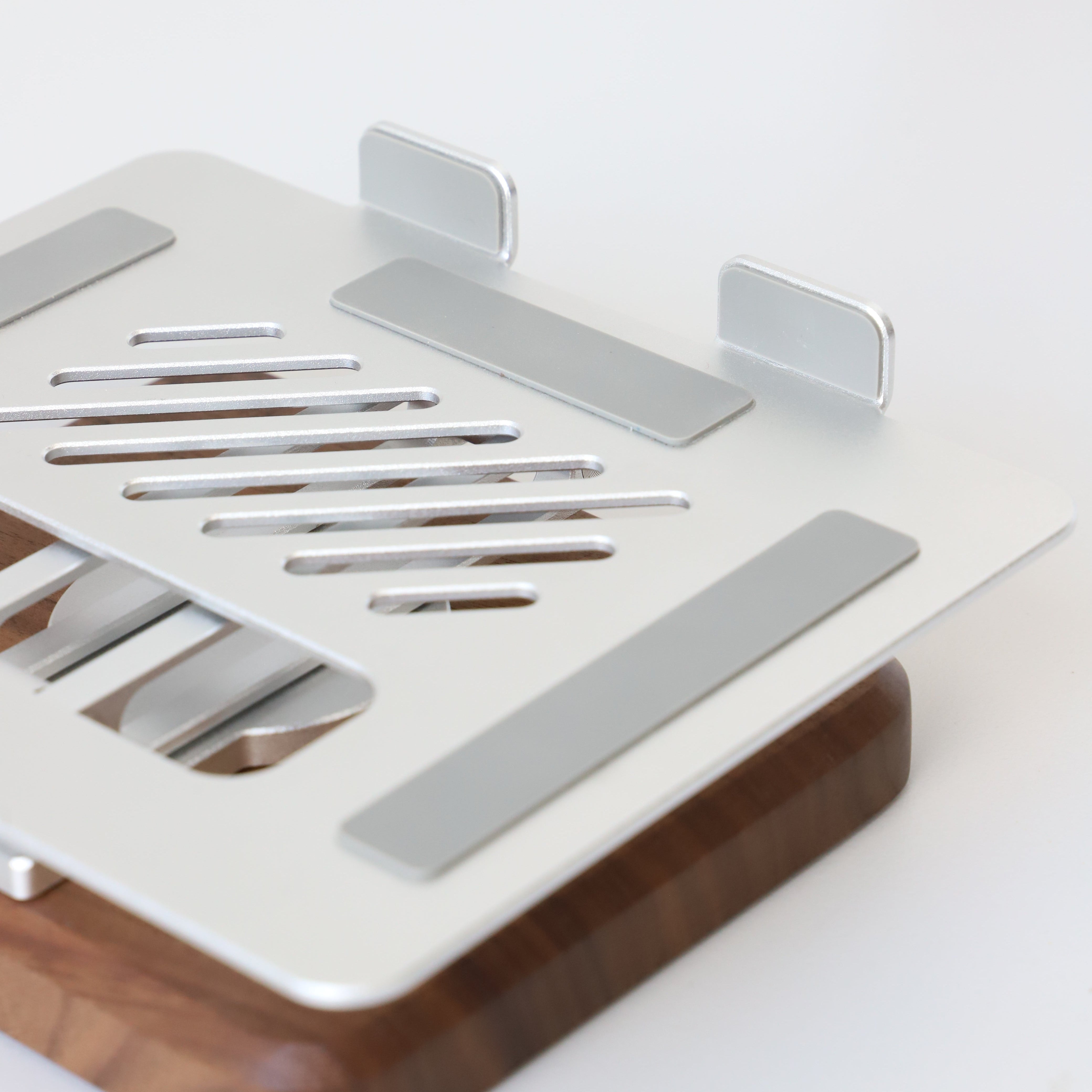 Walnut Tablet Stand for Desk