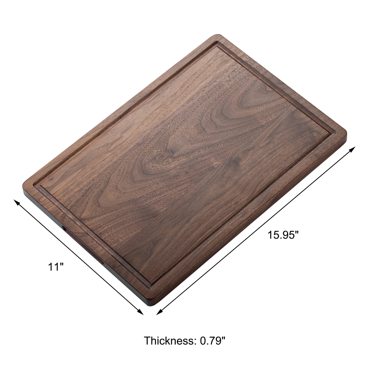 Walnut Cutting Board with Juice Groove